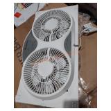 Comfort Zone 9" Reversible Twin Window Fan