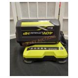 Ryobi 6AH 40V Lithium Battery and 40V Charger