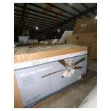 44 in. LED Indoor Brushed Nickel Ceiling Fan