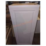 18" W x 13" D x 42" H White Wall Cabinet