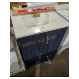 Home Decorators 24" Vanity Combo Blue/White
