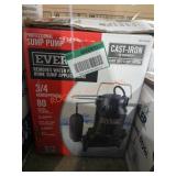 Everbilt Professional Sump Pump 3/4hp 80gpm
