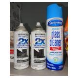 SprayWay Glass Cleaner & RustOleum Paint Primer