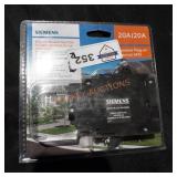 Siemens 20a  plug on neutral one pole tandem arc