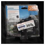 Siemens 20a  plug on neutral 2 pole circuit