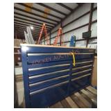 Husky 18" D x 45" W x 30.5" H 9-Drawer Workbench