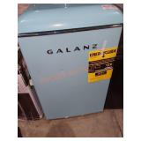 Galanz 2.5 retro bebop blue mini fridge with