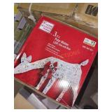 Home Accents 3.5ft LED Doe with Bow