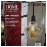 Home Decorators mini pendant light