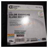 Commercial electric flush mount light color