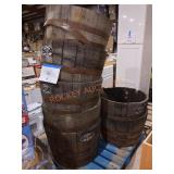 Skid of 7 Jack Daniels Barrel 26 D x 17.5H