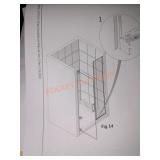 Dreamline Inline Panel Style F, Glass Door Set