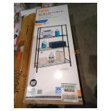 HDX 4-Tier Steel Wire Shelving Unit in Black