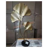 Gingko Biloba Leaf Metal Statue