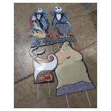 Nightmare Before Christmas Metal Yard Stakes