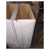 9" W x 25" D x 34.5" H White Base Cabinet