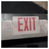 Commercial electric exit sign