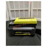 Ryobi 4AH 40V Lithium Battery and 40V Charger