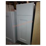 12"Wï¿½24"Dï¿½34.5"H Kitchen Cabinet, Gray