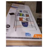 HDX 36 in W x 16 in L x 72 in H 5 shelf storage