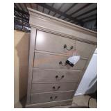 31" D x 16" W x 48" H 5-Drawer Dresser