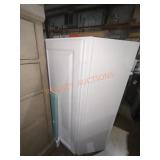 21" D x 34" W.x 42" H White Corner Wall Cabinet