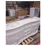 Home Decorators All White Double Vanity