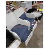 3-Piece Chair and Side Table Patio Whicker Set