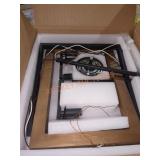 LNC 4-Light Black Chandelier LED Pendant Lighting