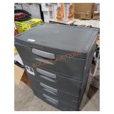 Sterilite 4 Drawer Plastic Storage Chest