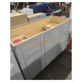 48"ï¿½21"ï¿½34" Vanity Base Only, Grey