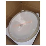 PELHAM & WHITE 19-3/4 in Oval Bathroom Sink