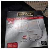 Defiant motion activated security light wired