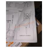 Braxton Studio Lylah and walnut fabric 4 chairs