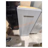 12" x 13" x 30" Grey Wall Cabinet