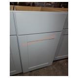 18"Wï¿½24"Dï¿½34.5"H Kitchen Cabinet, Gray