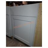 24"Wï¿½24"Dï¿½34.5"H Kitchen Cabinet, Gray