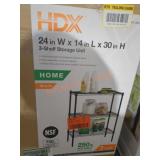 HDX 3-shelf storage unit