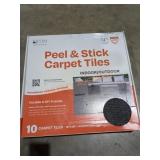 Foss Canyon Gray 18" x 18" Peel and Stick Carpet