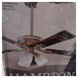 Hampton bay Sinclair 2 ceiling fan 44 in indoor