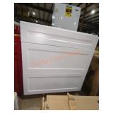 30" W x 24" D x 34.5" H White Base Cabinet