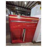 Husky 28" W x 19" D x 30.5" H Red Metal Cabinet