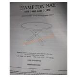 Hampton Bay Camden Point Steel Round Table