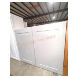 36" W x 13" D x 30.5" H Grey Wall Cabinet
