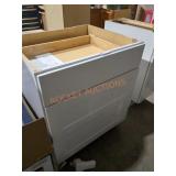 30"ï¿½24"ï¿½34.5" Base Cabinet White (Some Damage)
