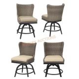 Hampton Bay Hazelhurst 4pc Wicker Patio Seats Set