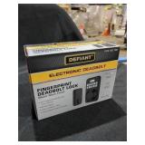 Defiant Electronic Deadbolt Kit, Matte Black