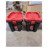 Husky 5 Gallon Storage Totes, Set of 2
