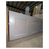 29.5" W x 13" D x 18" H Grey Wall Cabinet