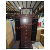 17" W x 10" D x 40" H 8-Drawer Jewelery Cabinet